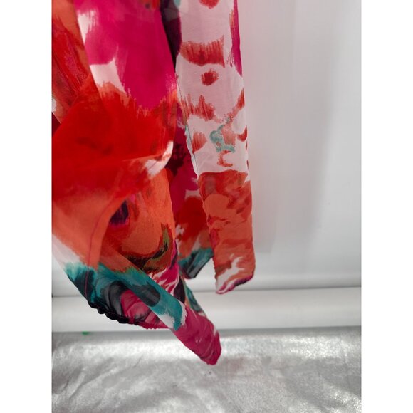 Bisou Bisou Womens Sleeveless  Maxi Dress floral Size 12 Polyester lined new - Picture 6 of 7